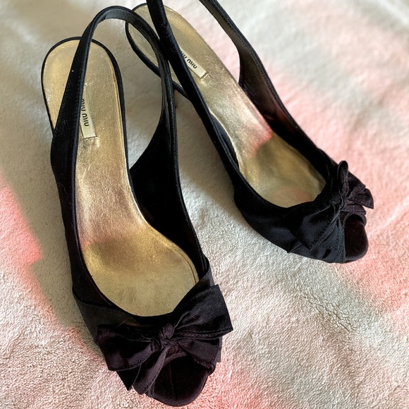 Miu Miu Shoes - Vintage Miu Miu sling back heels